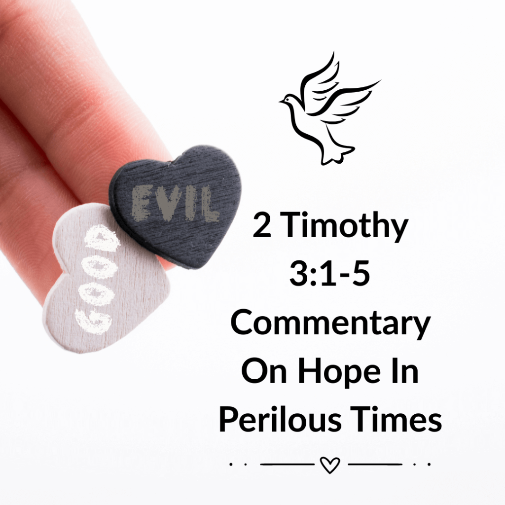 2 Timothy 3 1to5 Commentary On Hope In Perilous Times BF Blog